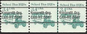 P.N.C. #1 # 2123a MINT NEVER HINGED PRE-CANS. SCHOOL BUS