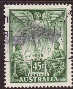 Australia 1995 Sc#1457, SG#1511 45c Peace and Victory USED-VG-NH.