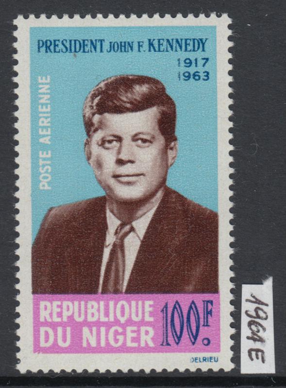 XG-Y835 NIGER IND - Kennedy, 1964 Airmail, 1 Value MNH Set
