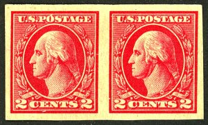 U.S. #533 MINT PAIR OG LH