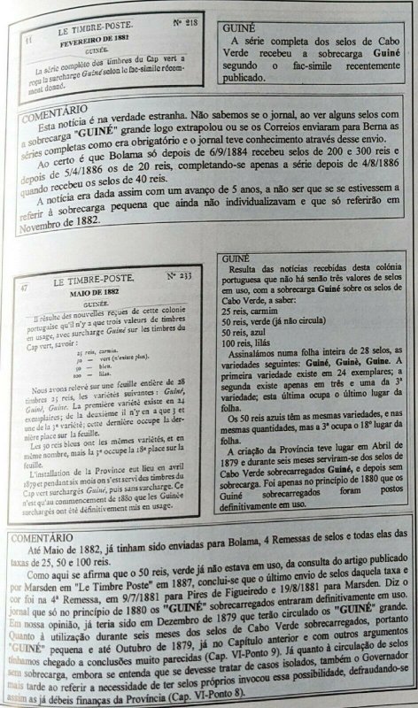 OS SELOS COROA DA GUINé - Oliveira Pinto Portugal Portuguese Guinea Cabo Verde