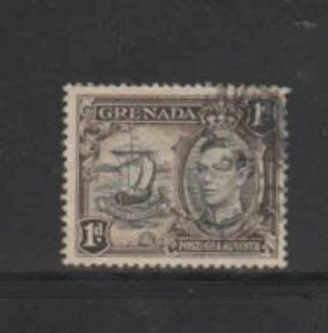 GRENADA #133 1936 1p KING GEORGE VI & SEAL OF COLONY F-VF USED b