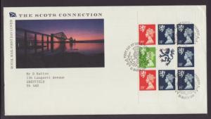 Great Britain Scotland SMH45a Machins 1989 Typed FDC