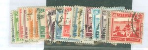 Palestine #C3-71/73-78/80-3 Used Single