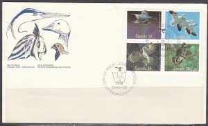 Canada Scott 1098a FDC - Birds