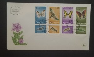 Israel Butterflies Butterfly  1965 FDC First Day Stamp  Cover  T1867