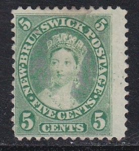 New Brunswick # 8, Queen Victoria, No Gum, 1/3 Cat.