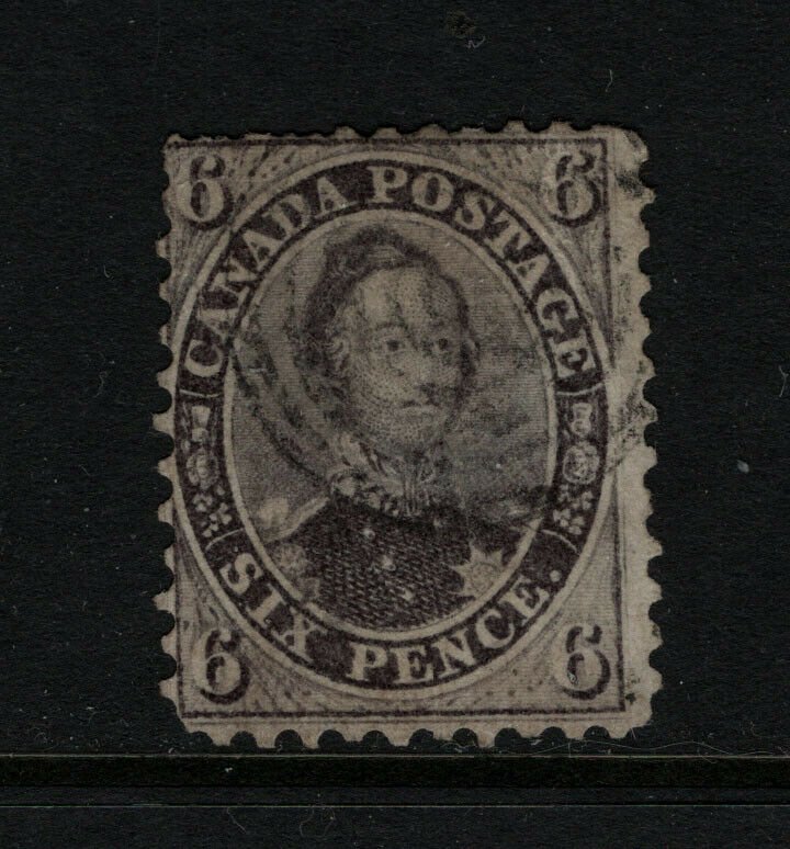 Canada #13 Used Fine Expertly Repaired Tears & Thin **With Certificate**