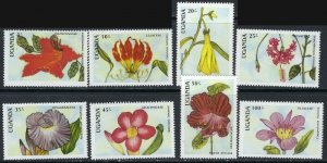 Uganda 612-19 MNH 1998 Flowers (ak3544)