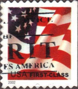 US Used 37 cent Scott# 3624 Flag VF