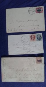 250+ covers! 60: CIVIL WAR &1800's ;WW I,WW II, FDC, first flight,airmail, RPO..