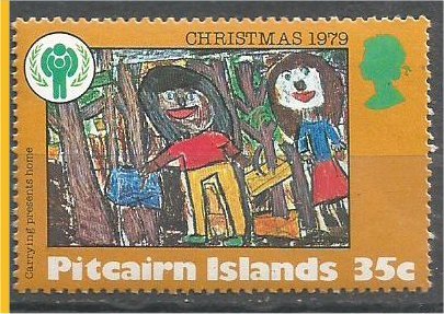 PITCAIRN ISLANDS, 1979, MNH 35c, Christmas and IYC Scott 191