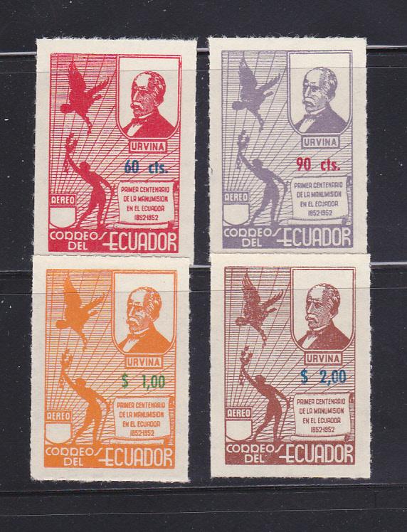 Ecuador C236-C239 Set MH President Jose M Urvina