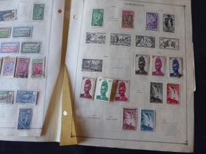 Cameroun 1916-1940 Stamp Collection on Scott Intl Album Pages