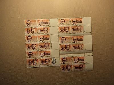 USPS Scott 2055-58 20c USA American Inventors 1983 Lot Of...