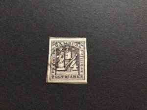 German States Hamburg 1864 imperforate  stamp Ref 57646