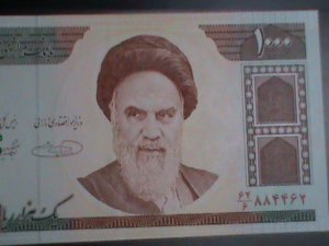 ​IRAN-1992-CAT#143-CENTRAL BANK OF IRAN1000 RIALS- UNCIRCULATED VF-LAST ONE