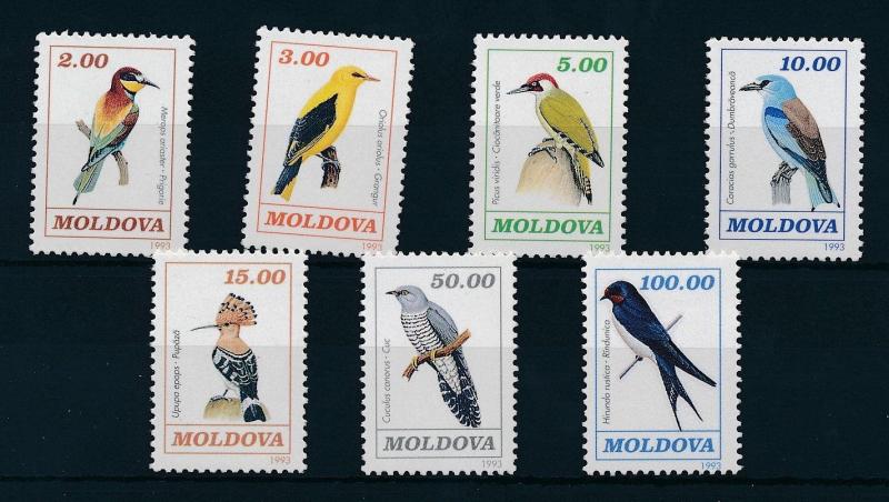 [17547] Moldova 1993 Birds Vögel Oiseaux Ucelli MNH