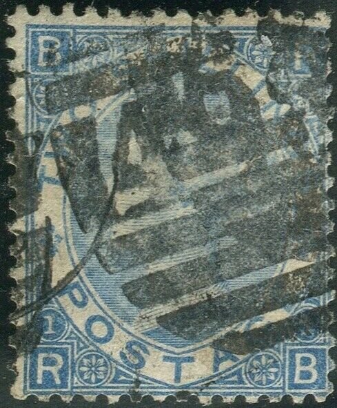 GB 1867 2s SG 118 Used QV 498 MANCHESTER CANCEL (003090)