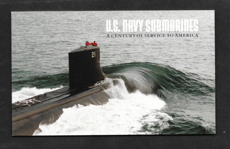 BK279, FDC, US Navy Submarines, FDC Booklet, MNH Stamps,   FREE INSURED SHIPPING