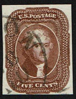 Scott #12 VF-used. With 1984 PF certificate. SCV - $700.00. A nice showpiece.