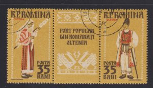 Romania 1240 Regional Costumes 1958