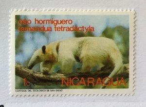 Nicaragua 1974 Scott 946 MNH - 1c, Wild animals, Southern Tamandua