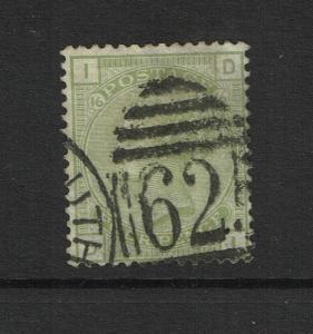 Great Britain SG# 153 Used / Plate 16 / Wmk Large Garter - S4491