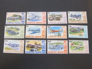 Norfolk Island 1980 Sc 256-63,264-7 MNH