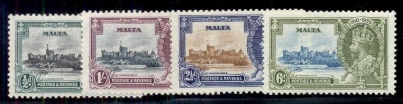 MALTA #184-7 Mint Hinged, Scott $22.00