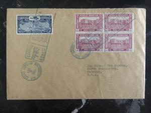 1929 Dominican Rep FFC First Flight Cover FAM 6 PAA To Vermont Usa