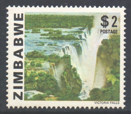 Zimb*bwe Scott 428 - SG590, 1980 Waterfalls $2 MNH**