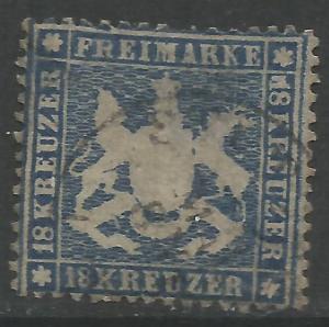 GERMANY WURTTEMBER 29 VFU FORGERY? S109