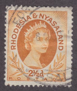 Rhodesia & Nyasaland 143B Queen Elizabeth II 1956