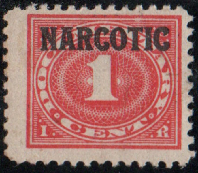 US #RJA33 NARCOTIC, VF mint never hinged, fresh color, Nice Stamp!
