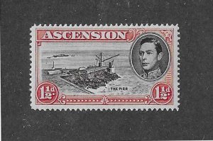 Ascension Sc #42ce  1 1/2p   perf 14  OG/MH VF