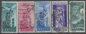 COLLECTION LOT # 312 ITALY 5 AIR MAIL STAMPS 1930+ CV+$20