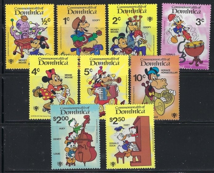 Dominica 644-52 MNH 1979 Disney Characters (fe4132)