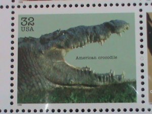 ​UNITED STATES 1996 -SC#3105 ENDANGERED SPECIES-ANIMALS-MNH SHEET-VERY FINE