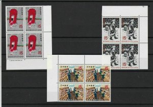 japan mint never hinged postal services centenary stamps ref r12703