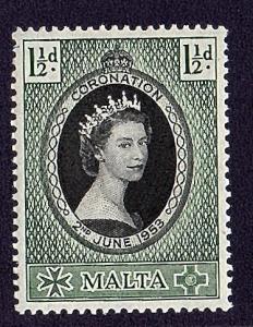 MALTA 1953 Scott 241 Cmplt mh sgl. Buy it Now !! ONLY $0.40