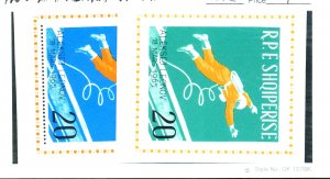 ALBANIA #786 PERF & IMPERF VF NH Cat $78