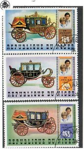 Niger; Scott 548-550;  1981;  Used; Complete Set