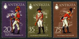 HALF-CAT BRITISH SALE: ANTIGUA #274-78a Mint NH