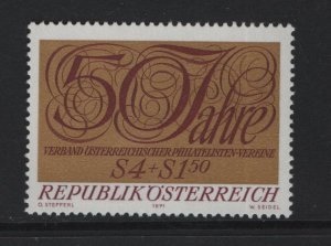 Austria  #B327  MNH   1971  Stamp Day