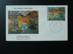 art paintings Paul Gauguin FDC French Polynesia 1979