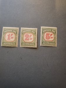 Stamps Australia Scott #J81-3 hinged