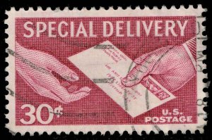 US #E21 Hand Delivery; Used