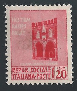 Italy - Italian Social Republic #18 20c Loggia dei Mercanti, Bologna