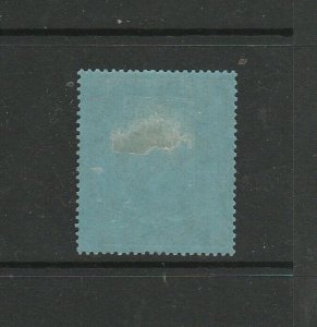 Bermuda 1924/32 Script CA 2/6 Black & Carmine/light blue MM SG 89